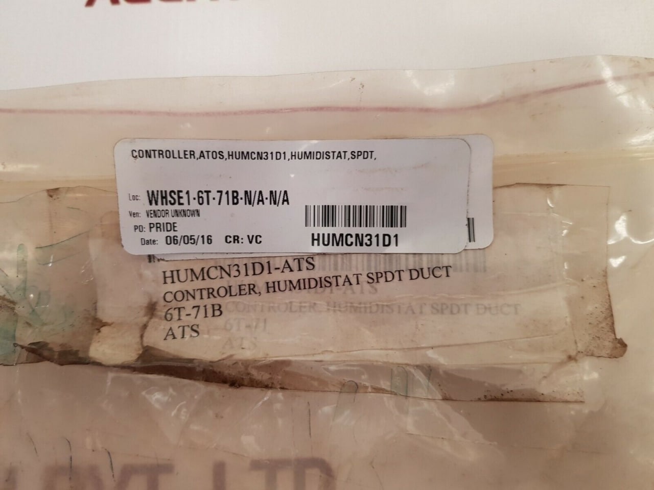 Siebe Hc-201-humidistat