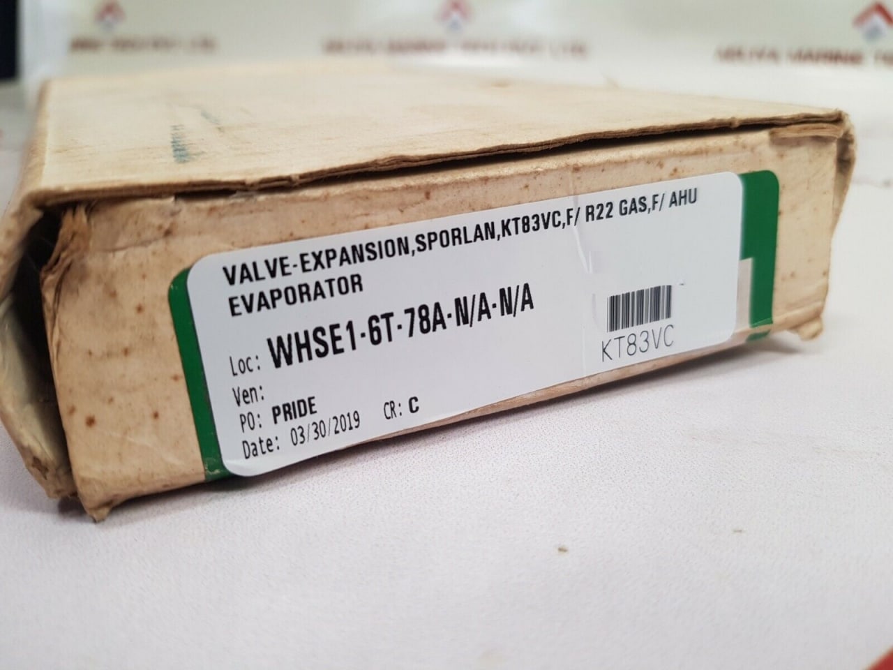 Sporlan Kt-83-vc Thermostatic Expansion Valve R-22