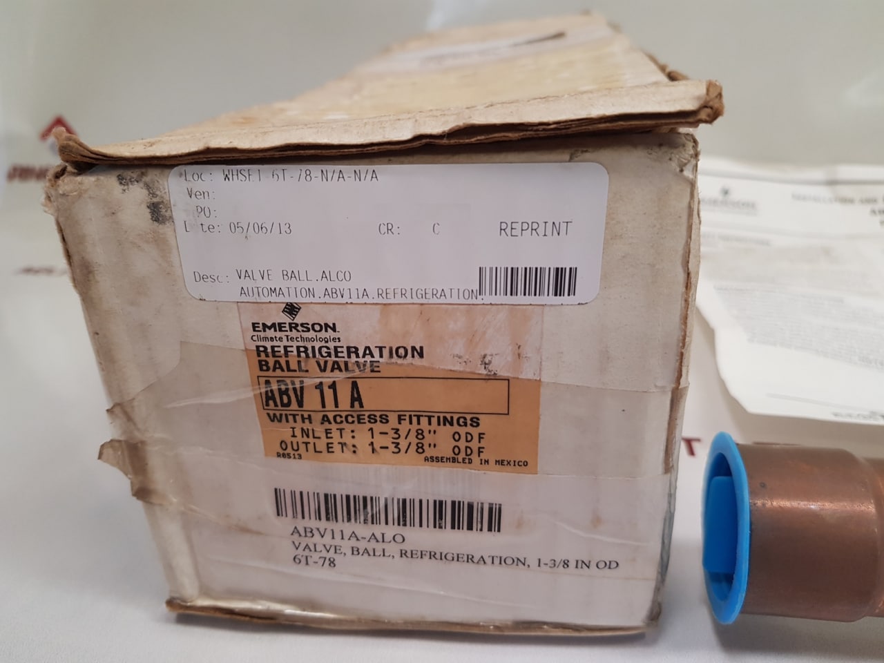 Emerson Abv11A R0513 Refrigeration Ball Valve