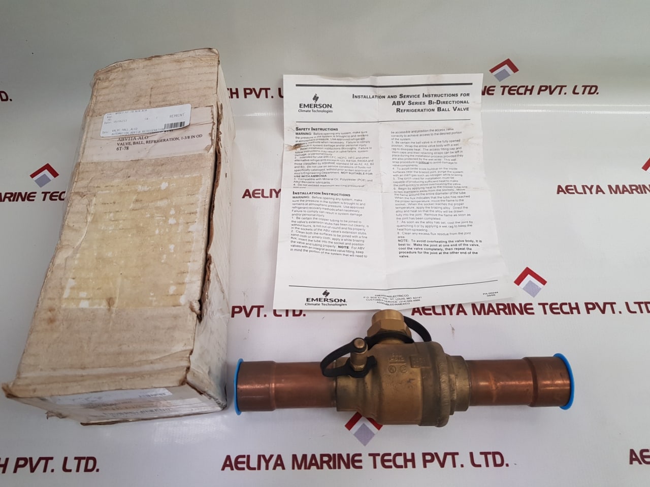 Emerson Abv11A R0513 Refrigeration Ball Valve