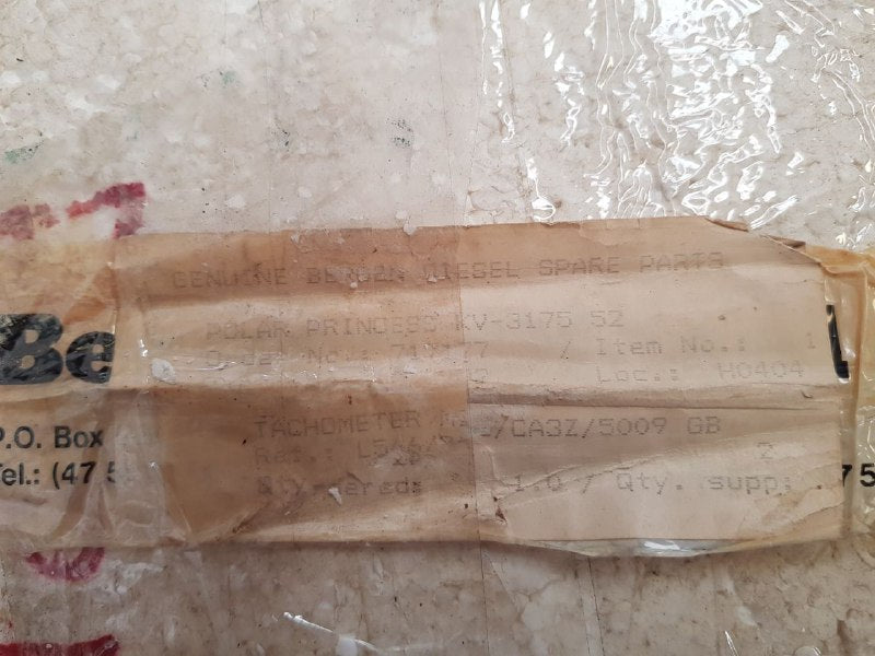 Smith Diesel Engine M10/Pec/A3Z/5069 Tachometer