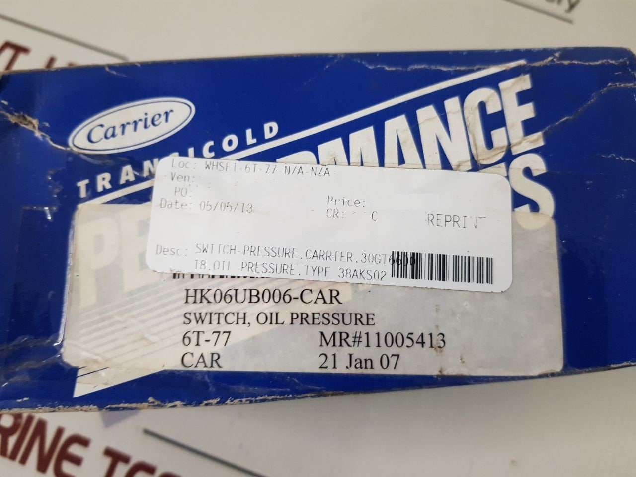 Invensys Hk06Ub006 Pressure Switch