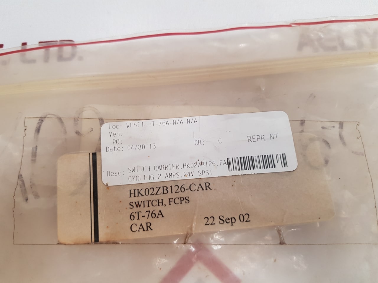 Texas instruments hk02zb126a switch New