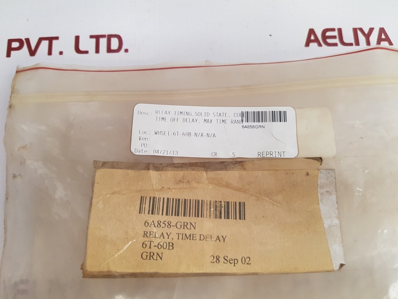 Dayton 6A858 Solid State Timer Relay