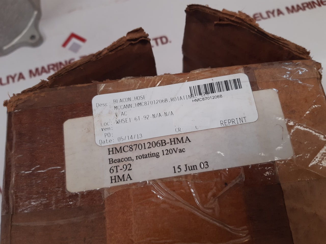 Hose-mccann 870-120 Blue Rotating Beacon Light 