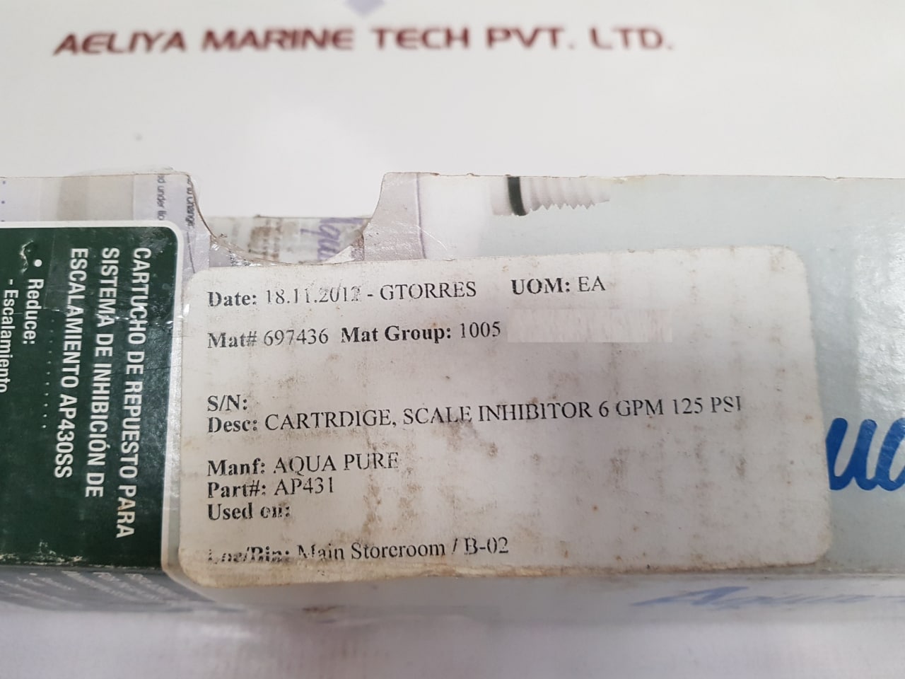 3M Purification Ap431 Whole House Scale Inhibition Water Cartridge