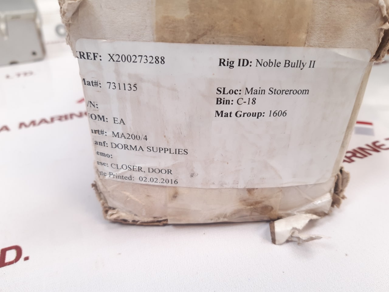 Dorma Ma200/4 Door Closer Body 63Z0