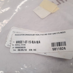 Drager 5811924 Gas Cylinder Regulator 715