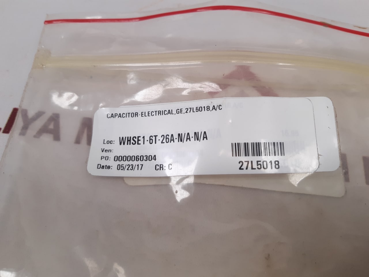 Mars 12008 Motor Run Capacitor 370Vac/B