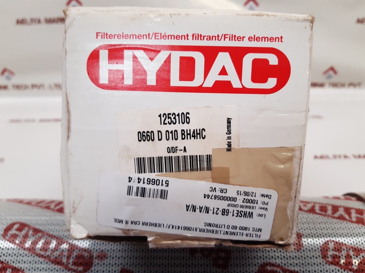 Hydac 0660 D 010 Bh4Hc Filter-element 1253106