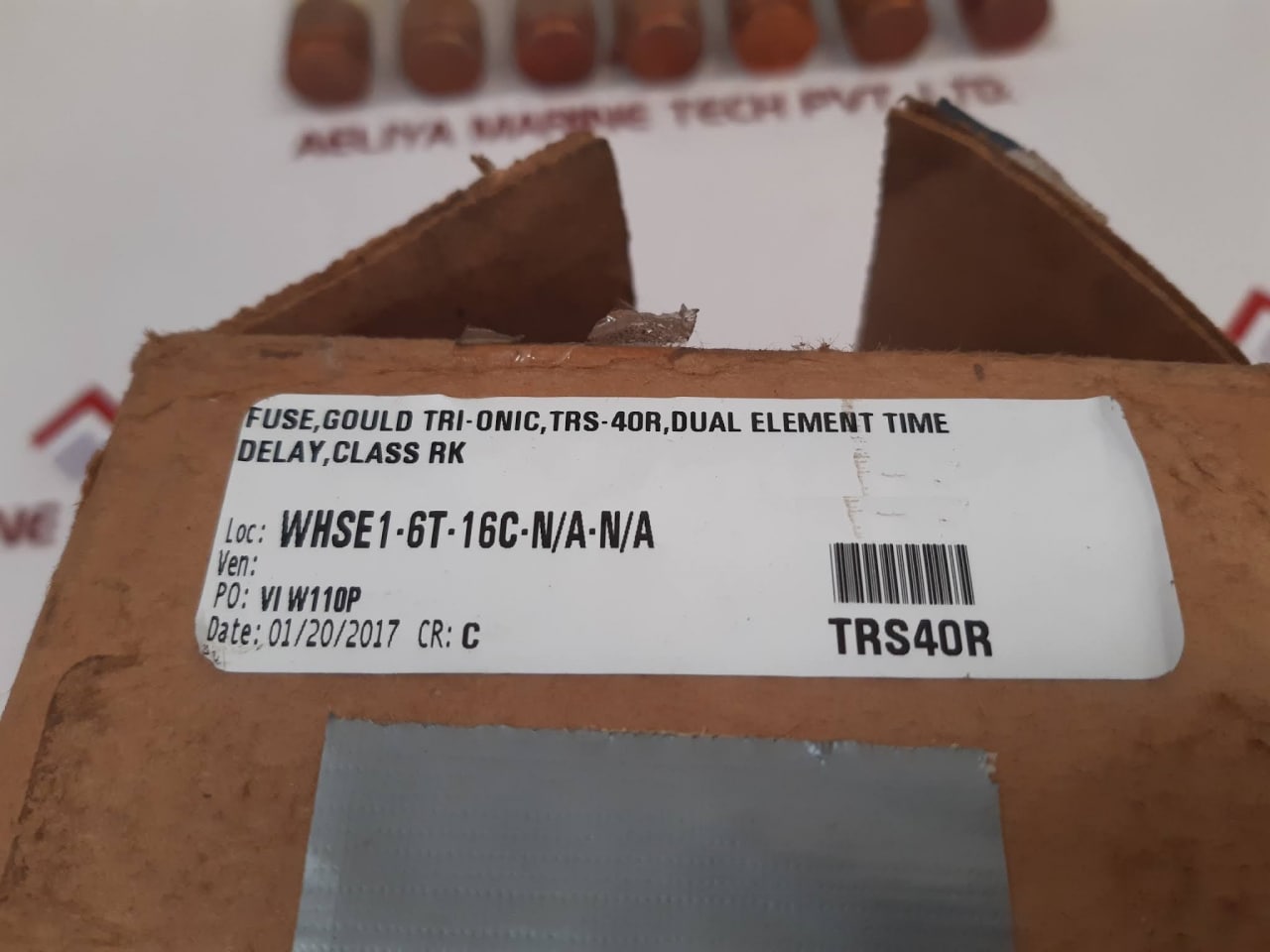 Set Of 7X Gould Shawmut Trs40R Fuse 40 Amp