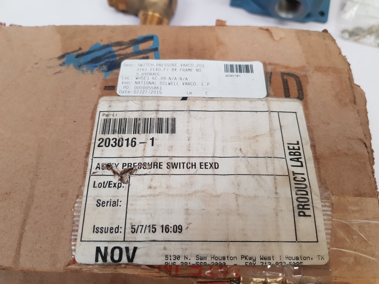 United Electric J120-612 Differential Pressure Switches 125 To 3000 8.6 To 206.8
