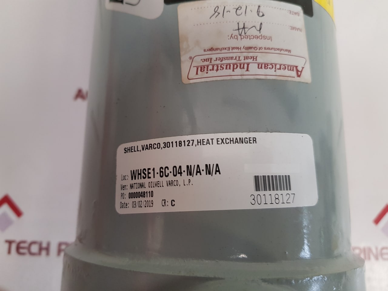 American Industrial Sae-1002-c6-fp-cnt-b 0918 Heat Exchanger