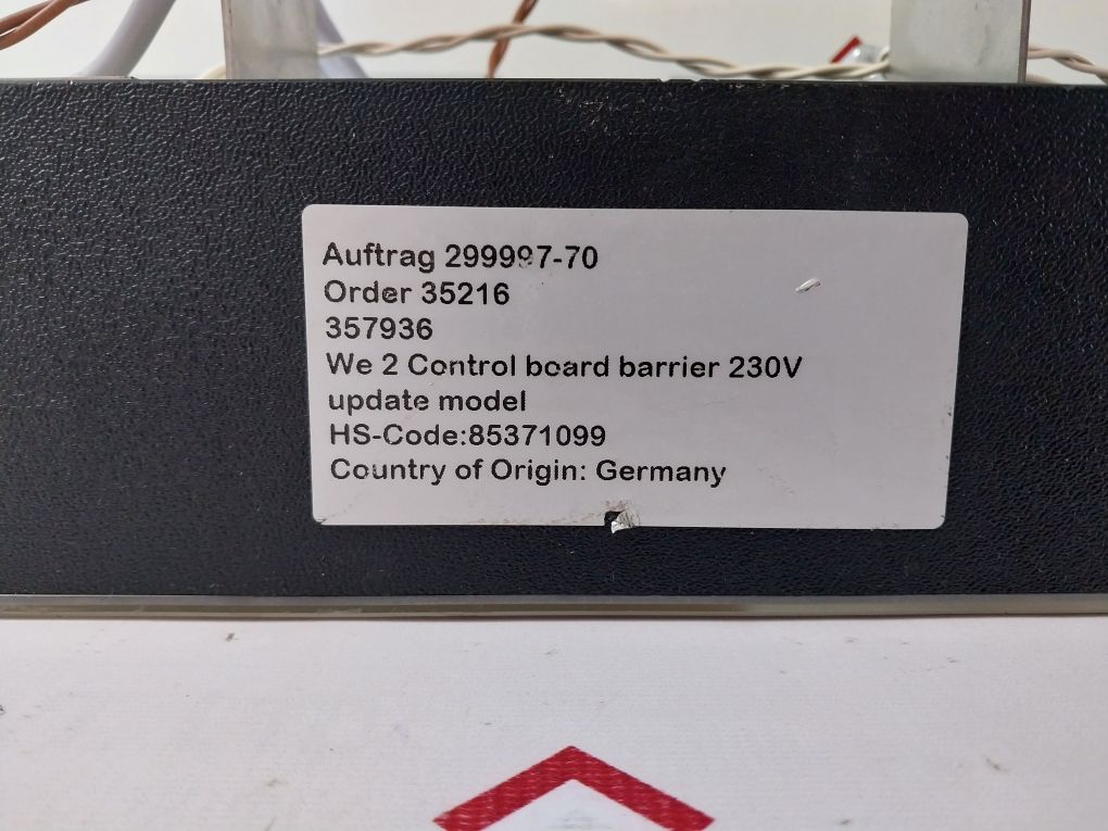 35216 Control Board Barrier Vbc6A-30-10-p-2.4