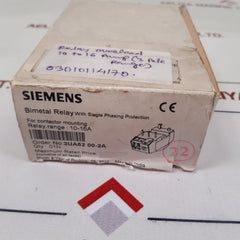 Siemens 3Ua52 00-2A Overload Relay 10-16A New