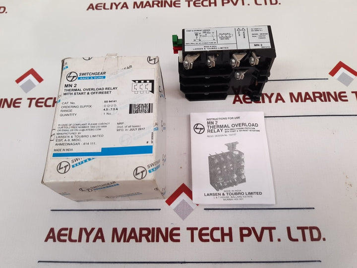 Larsen&Toubro Mn 2 Thermal Overload Relay 4.5-7.5A