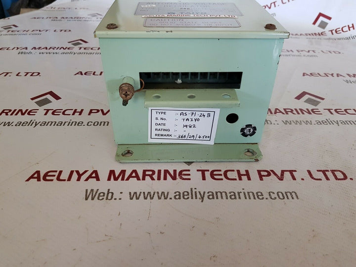 Taiyo as-71-24b automatic voltage regulator