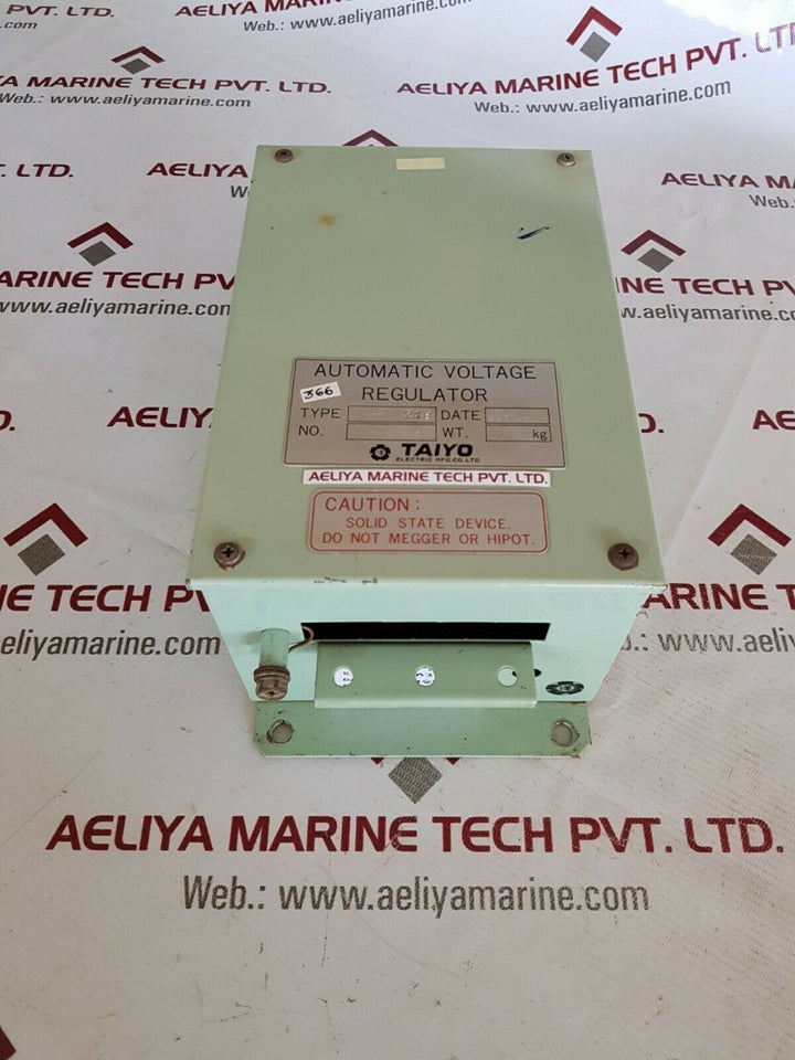 Taiyo as-71-24b automatic voltage regulator