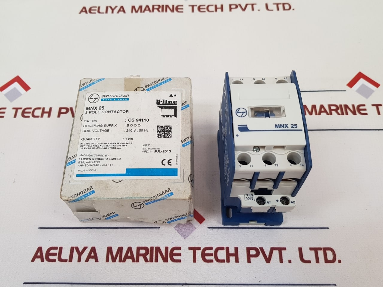 L&T Mnx 25 Switchgear Cs 94110 Contactor