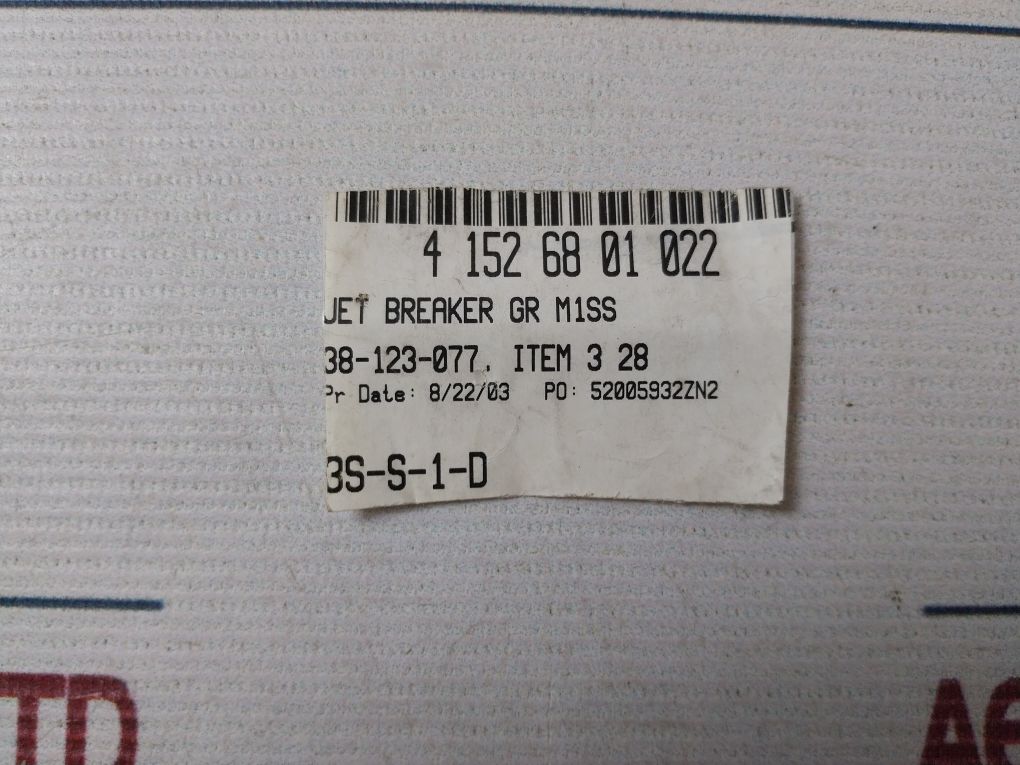 38-123-077 Jet Breaker 