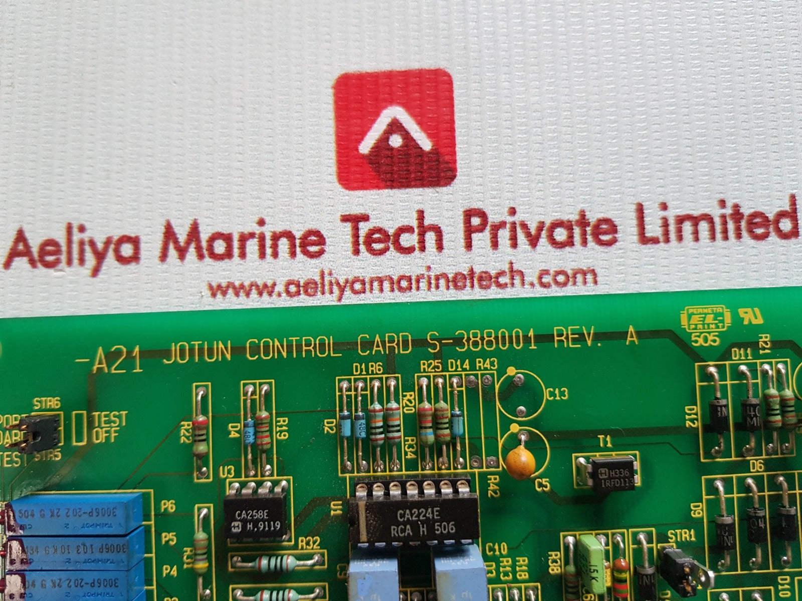 Jotun control card s-388001 rev.a pcb