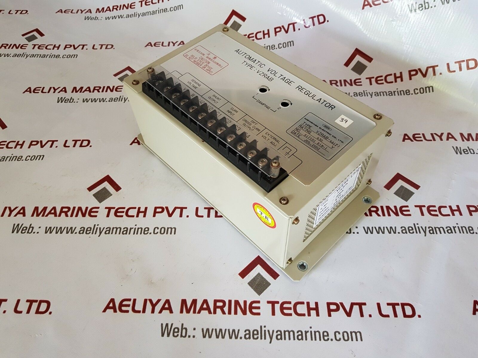 Nishishiba vzrab-4ap automatic voltage regulator