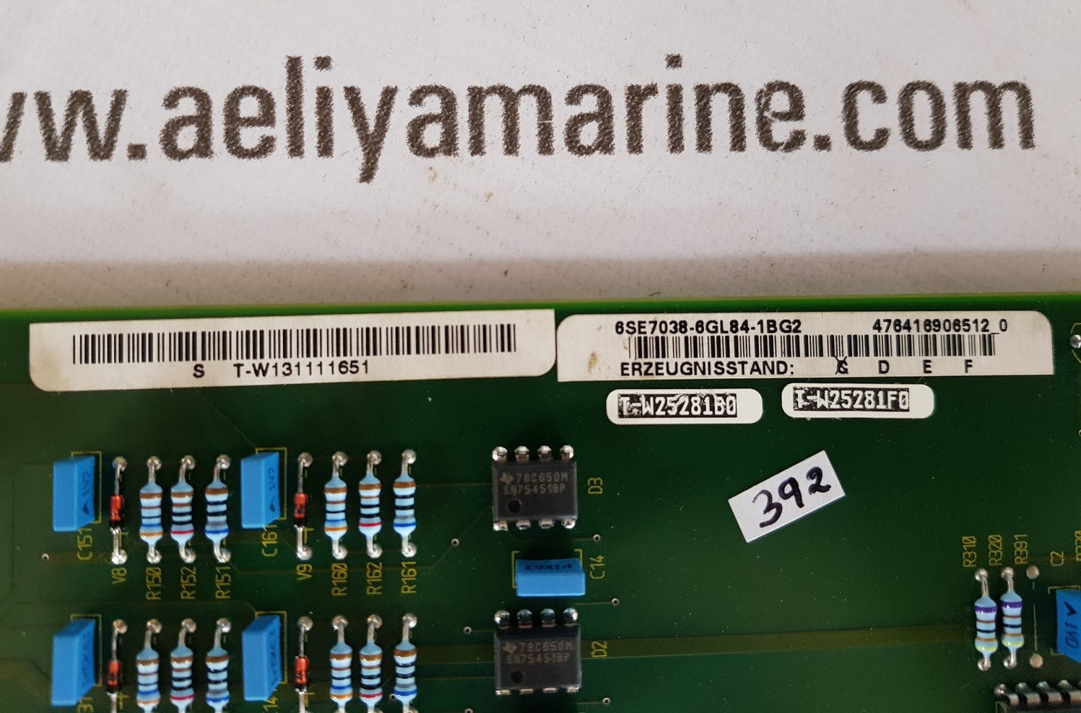 Siemens 6se7038-6gl84-1bg2 pcb