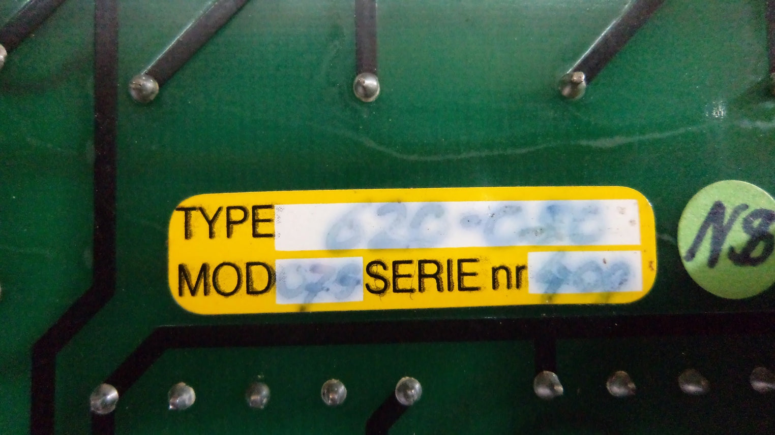 Van rietschoten & houwens 2250_a4_012 pcb card 620-050