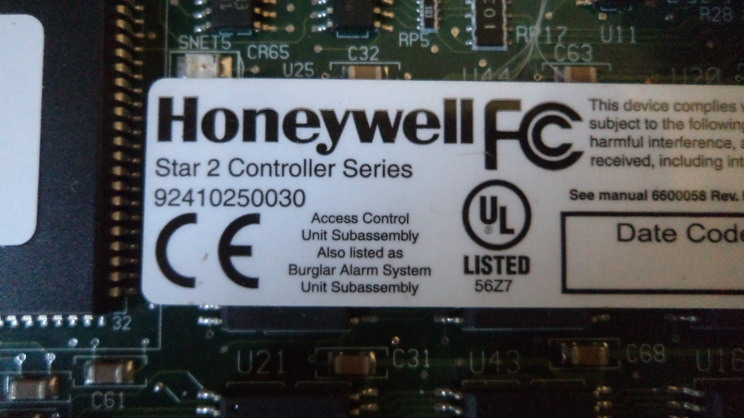 Honeywell nexsentry 4100 smt bd