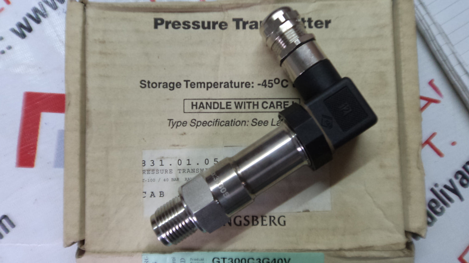 Kongsberg gt300c3g40v pressure transmitter