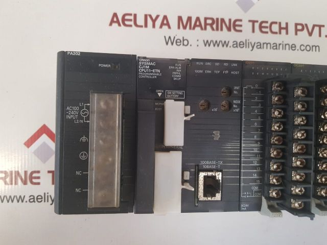 Omron cj1w-pa202,oc201,id211,ad081-v1,cj1m cpu11-etn modules