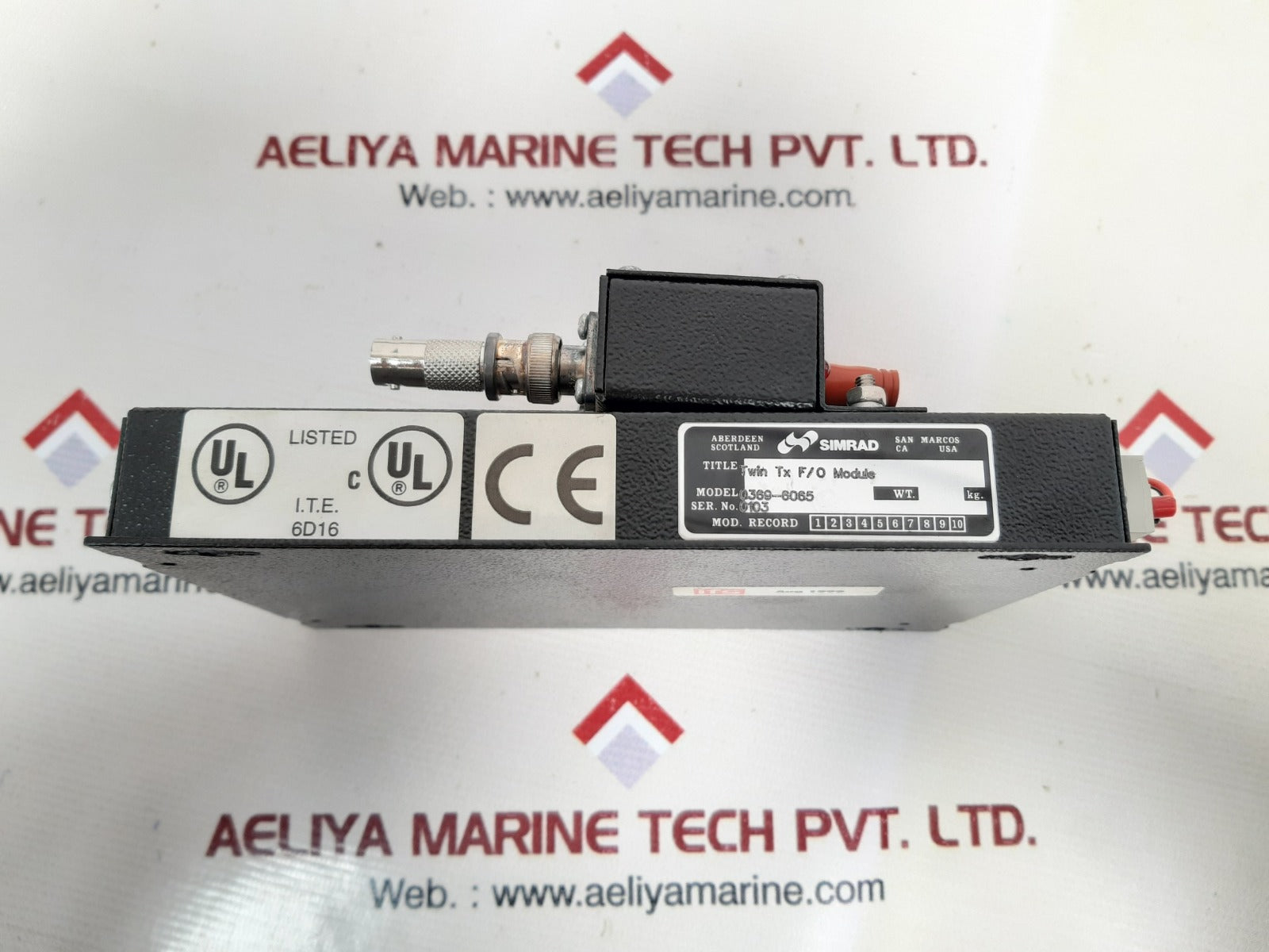 Simrad 0369-6065 twin tx f/o module