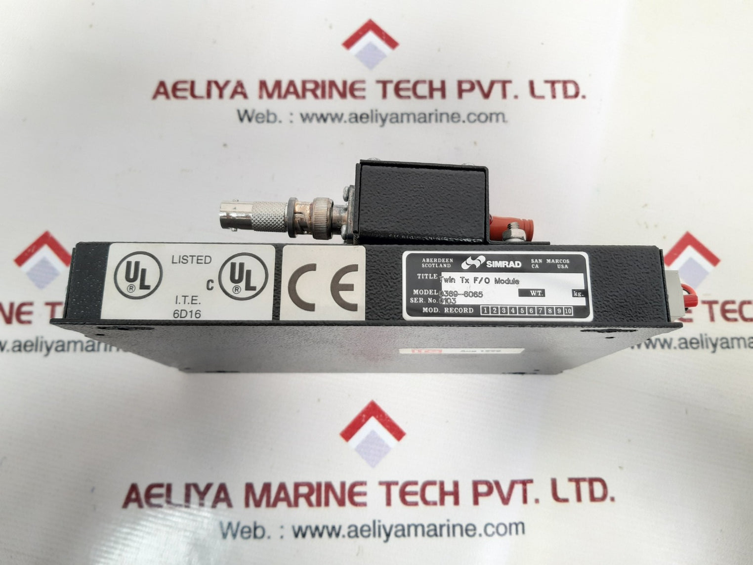 Simrad 0369-6065 twin tx f/o module