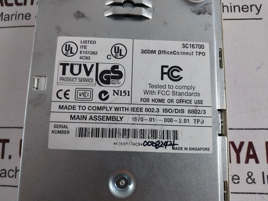 3Com Officeconnect 3C16700 Ethernet Hub