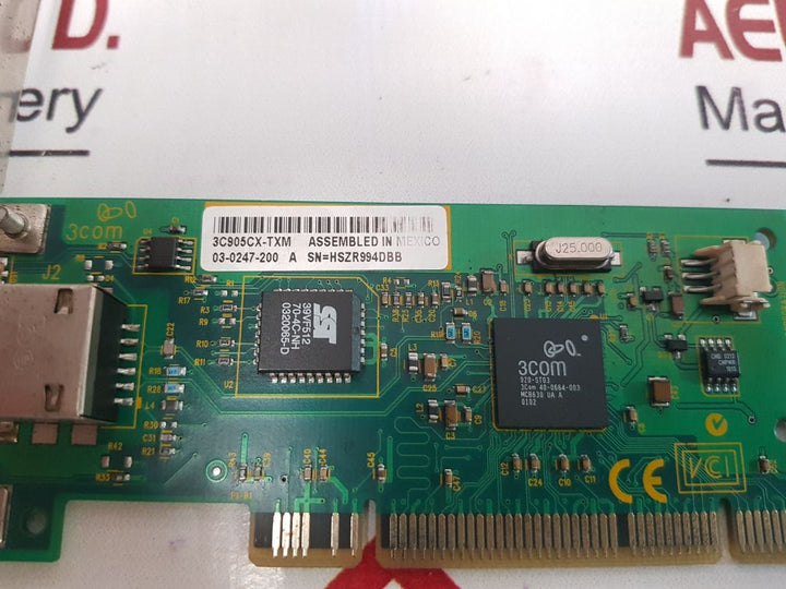 3Com 3C905Cx-txm/03-0247-200 A Base Tx Network Adapter