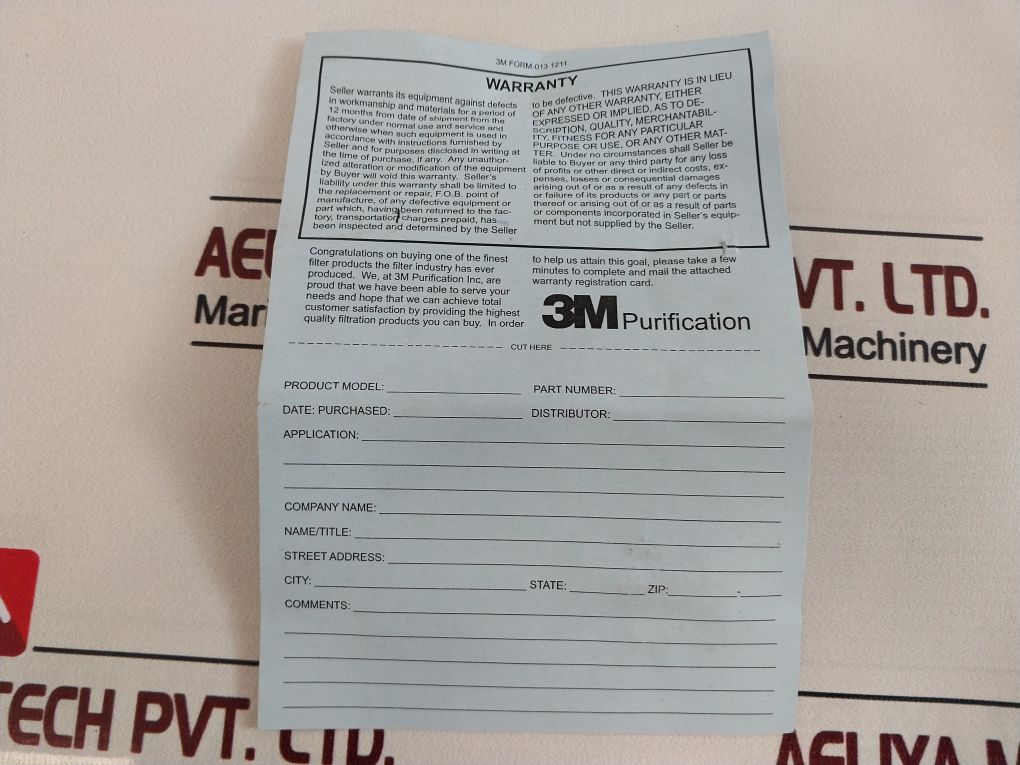 3M 4410901 Filter Housing