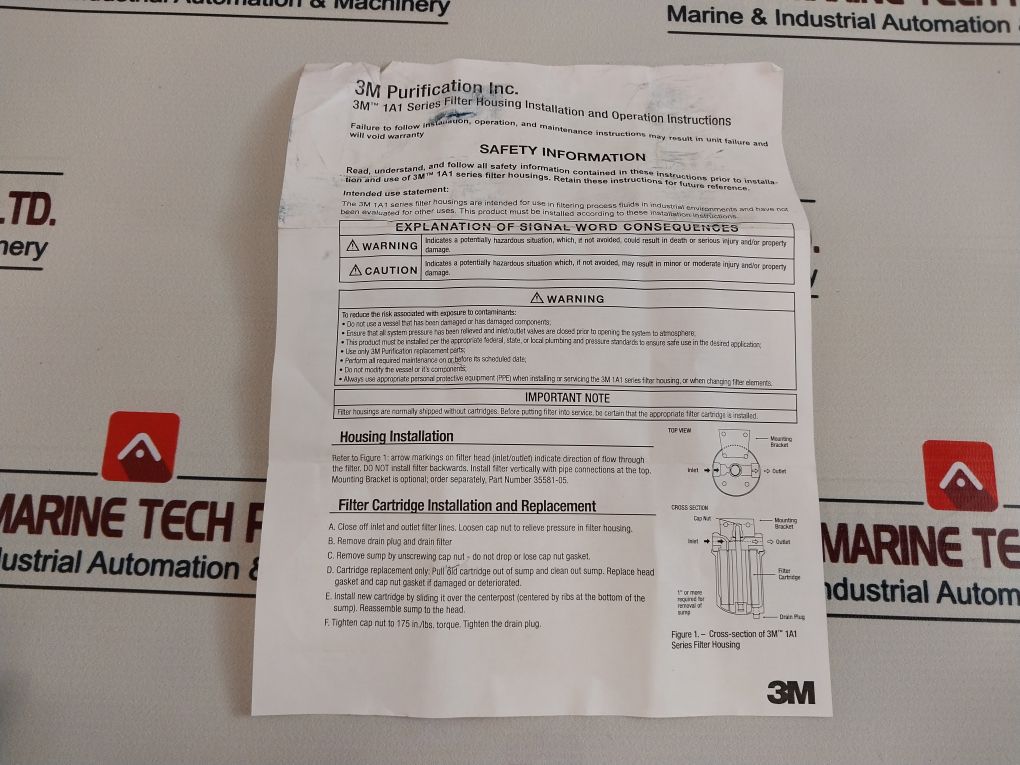 3M 4410901 Filter Housing