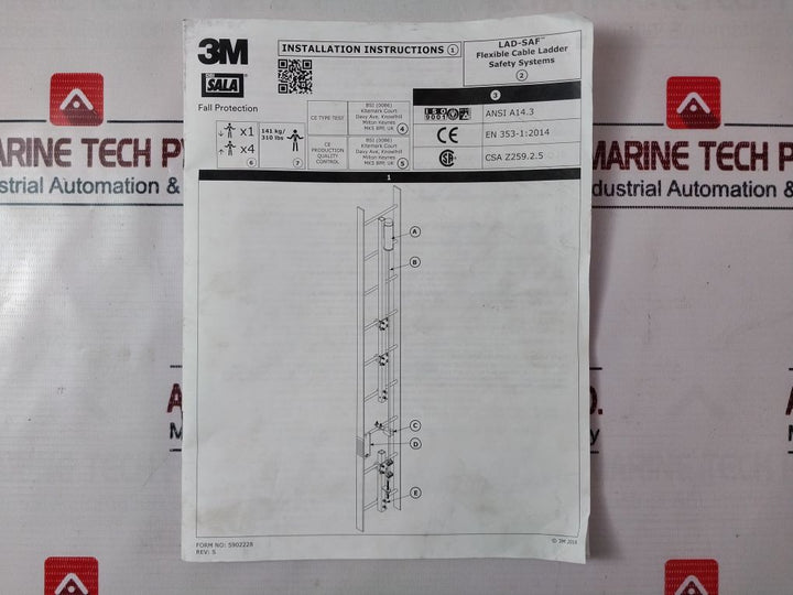 3M Sala Lad-saf 6152025 Cable & Connector