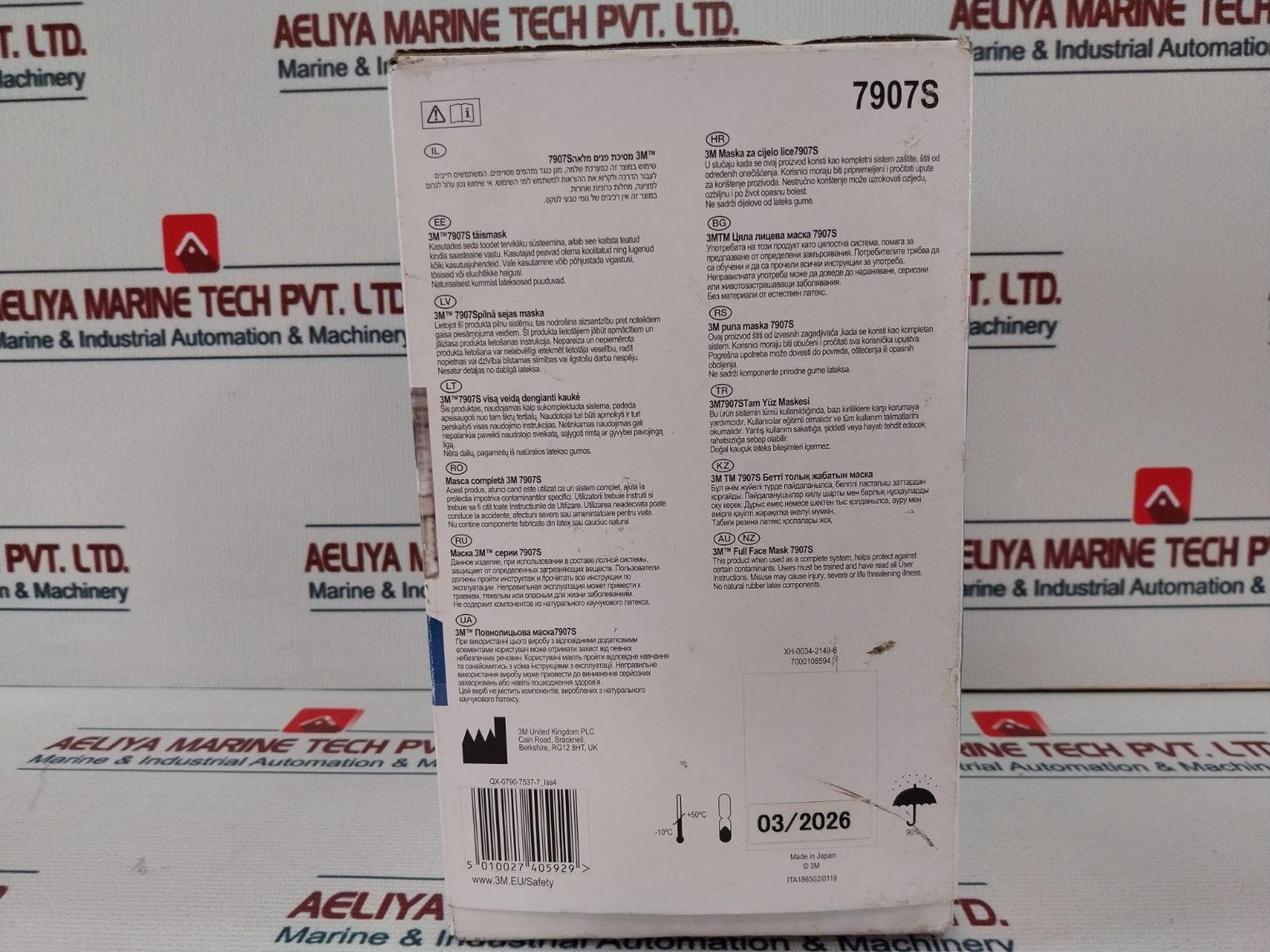 3M 7907S Re-usable Full Face Respirators