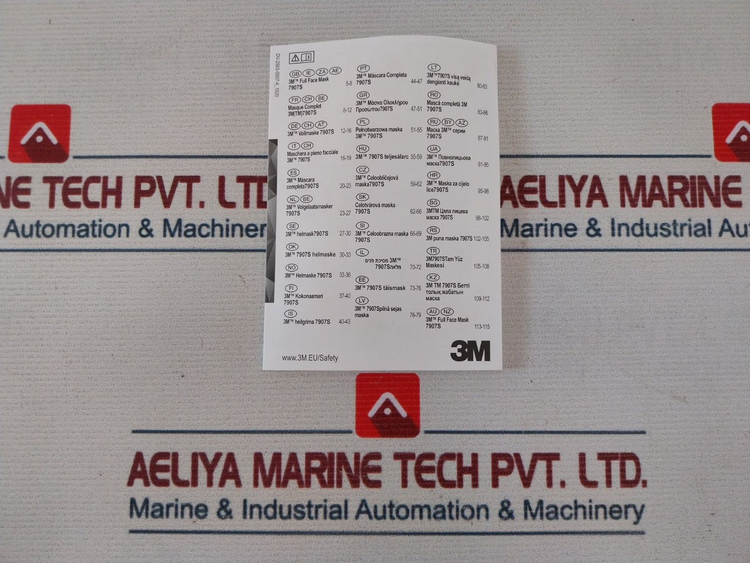 3M 7907S Re-usable Full Face Respirators