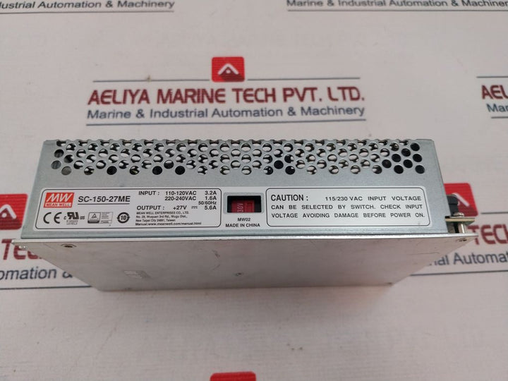 Mean Well Sc-150-27Me Power Supply Unit 220-240Vac 1.6A