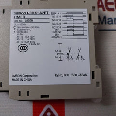 Omron H3Dk-a2Et Timer 0.1S-1200H
