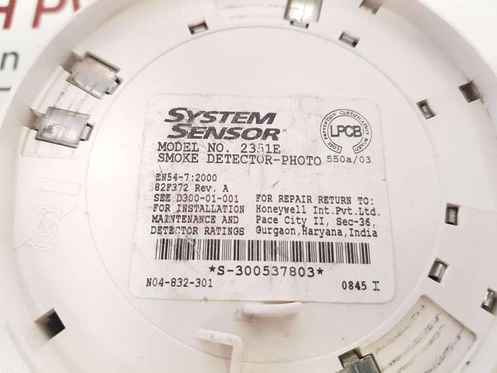 System Sensor 2351E Smoke Detector Photo Rev.A