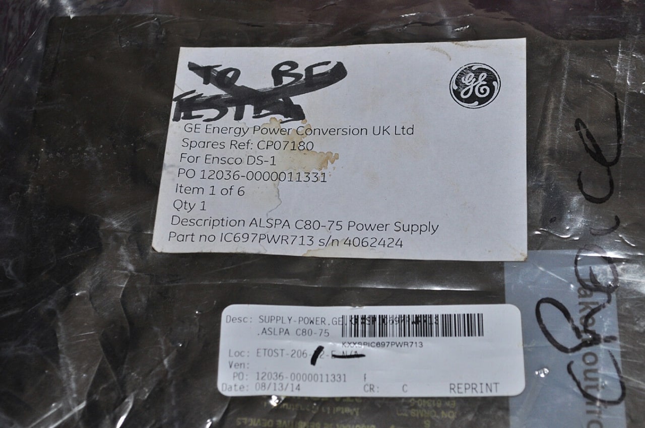 Cegelec Alspa C80-75 Power Supply
