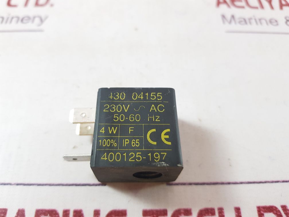 400125-197 solenoid coil 230v~ ac