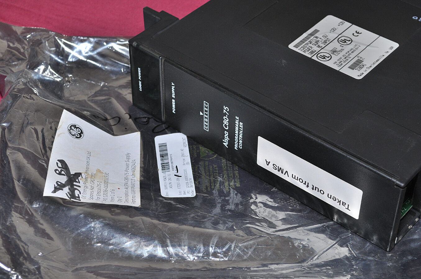 Cegelec Alspa C80-75 Power Supply