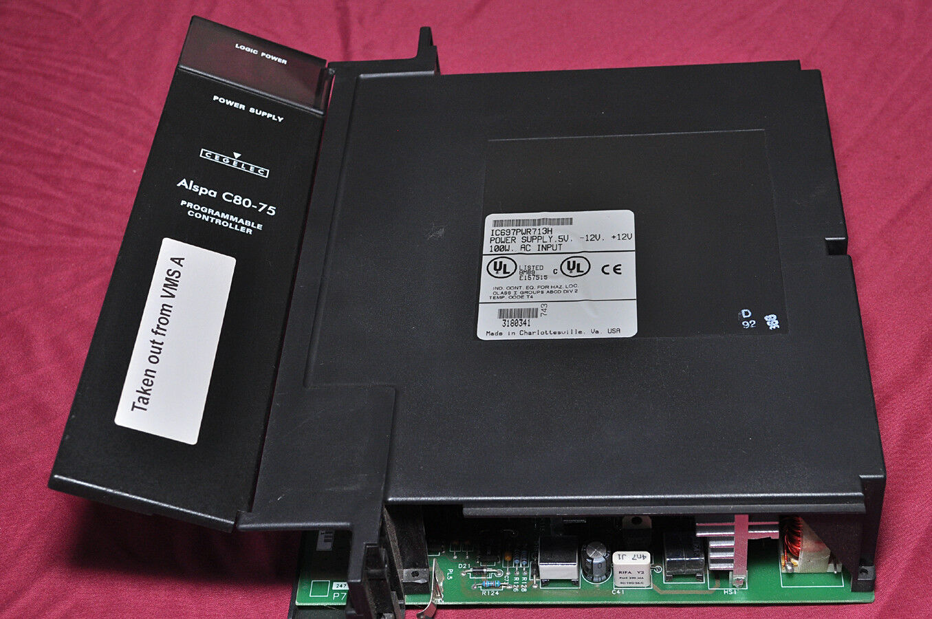 Cegelec Alspa C80-75 Power Supply