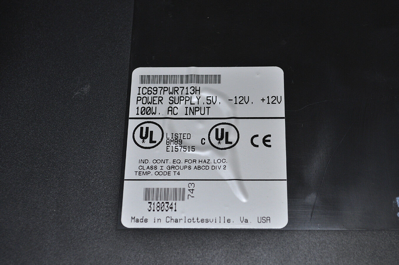 Cegelec Alspa C80-75 Power Supply