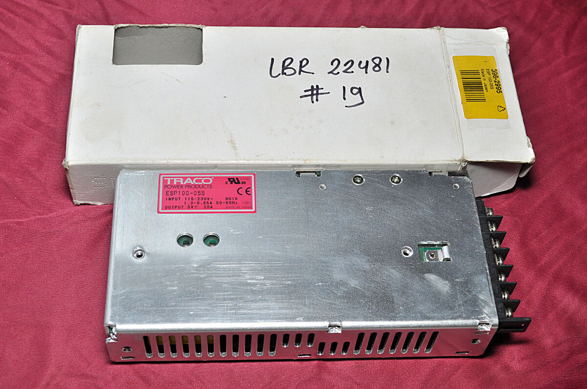 Traco esp100-05s power supply 115-230v~ 50-60z