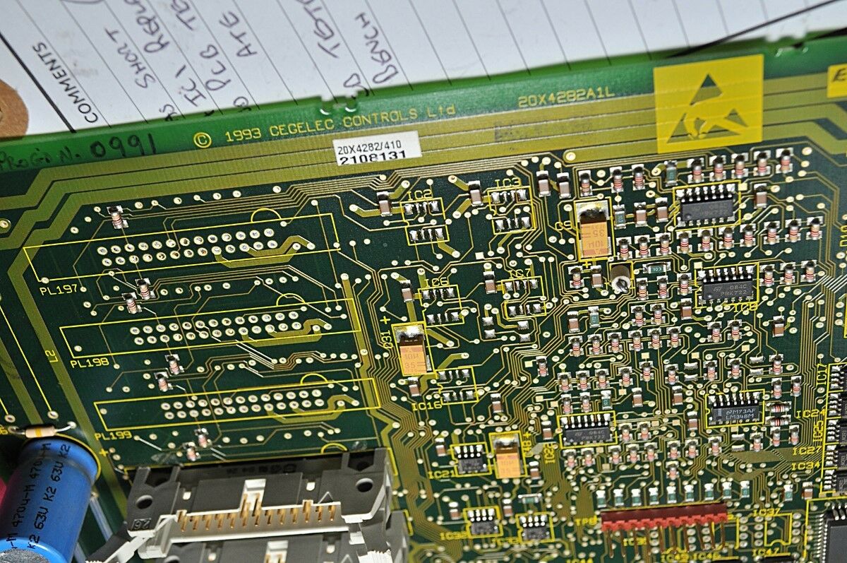 Cegelec 20x4282a1l pcb circuit card kcc 9743